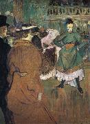 Henri  Toulouse-Lautrec Le Depart du Qua drille au Moulin Rouge Germany oil painting artist